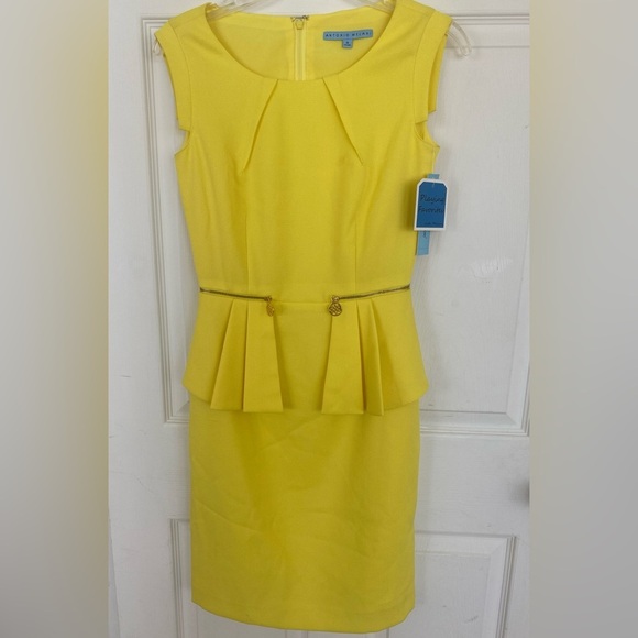 ANTONIO MELANI NWT Addy Canary Chic Moment Dress - Picture 2 of 9